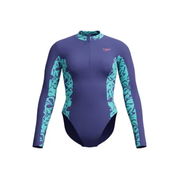 Speedo One piece Swimsuit Women's Blue Green