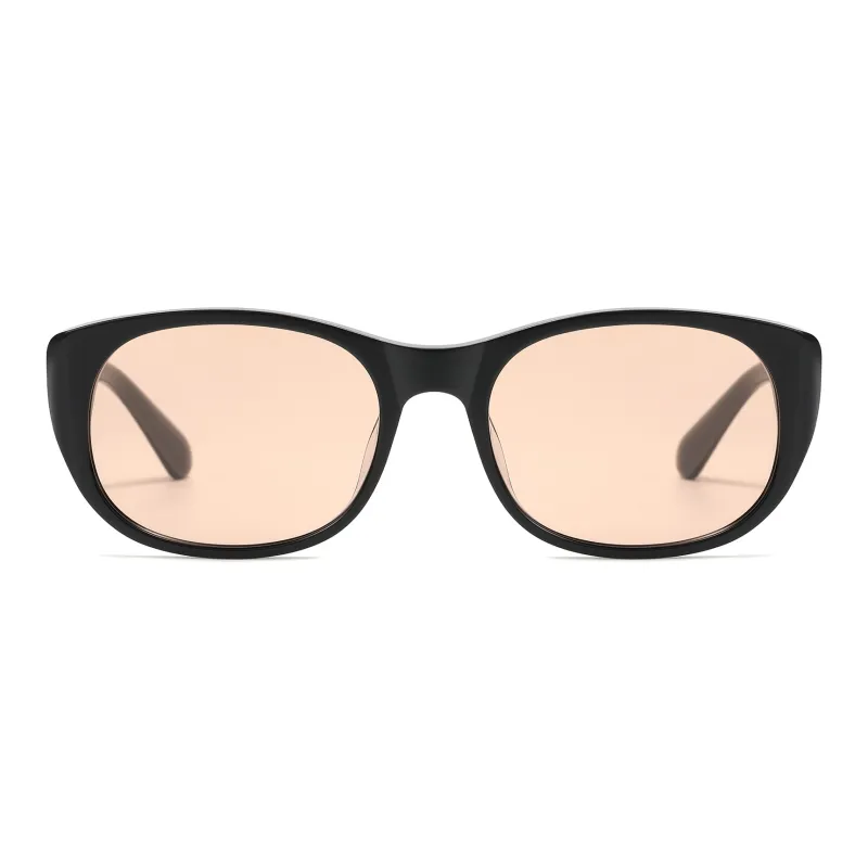Prsr Plate Frame Oval Sunglasses Unisex-1