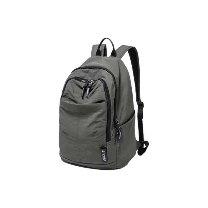 FOUVOR Nylon Fabric Backpack Unisex Multicolor-8
