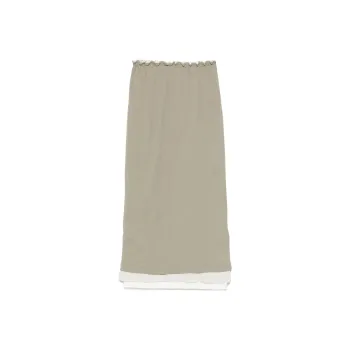 JIL SANDER + Cotton Midi Skirt
