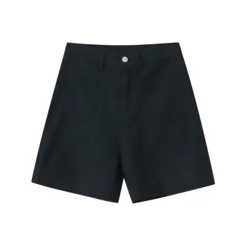CHARM PICK Denim Shorts Women's Black