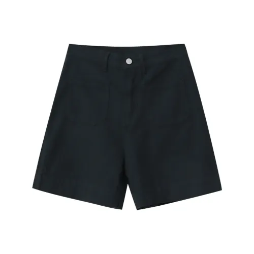 CHARM PICK Denim Shorts Women's Black