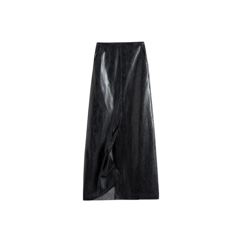 Cypress House Casual Long Skirts Women's Black-0