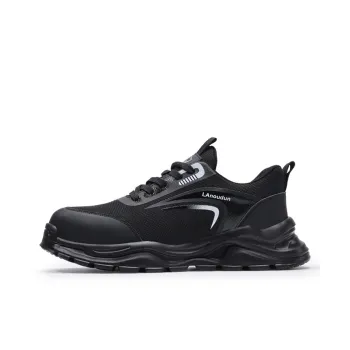 Blue Gull Shield Abrasion Resistant Impact Resistant Lightweight Low Top Outdoor Shoes Men's Black