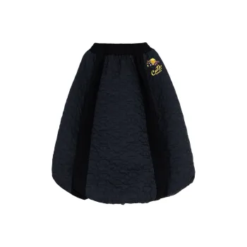 B.Duck Casual Long Skirts Women's Black
