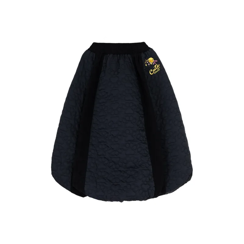 B.Duck Casual Long Skirts Women's Black-0