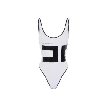 Elisabetta Franchi Maxi logo Swimsuit