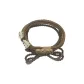 Love Polka Dot Bowknot Hair Tie 1 Pack (Light Brown)