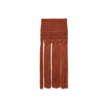 Alanui Ray Of Light Knitted Skirt