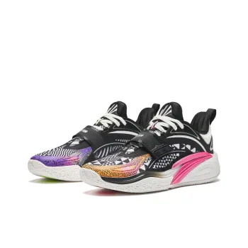 Anta KAI 1 Shock Absorbers With Slip Resistant Features Low Top Basketball Shoes Men's Mismatched Black White