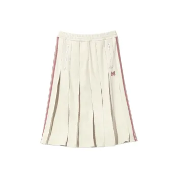 Needles Pleated Track Skirt 'Beige'