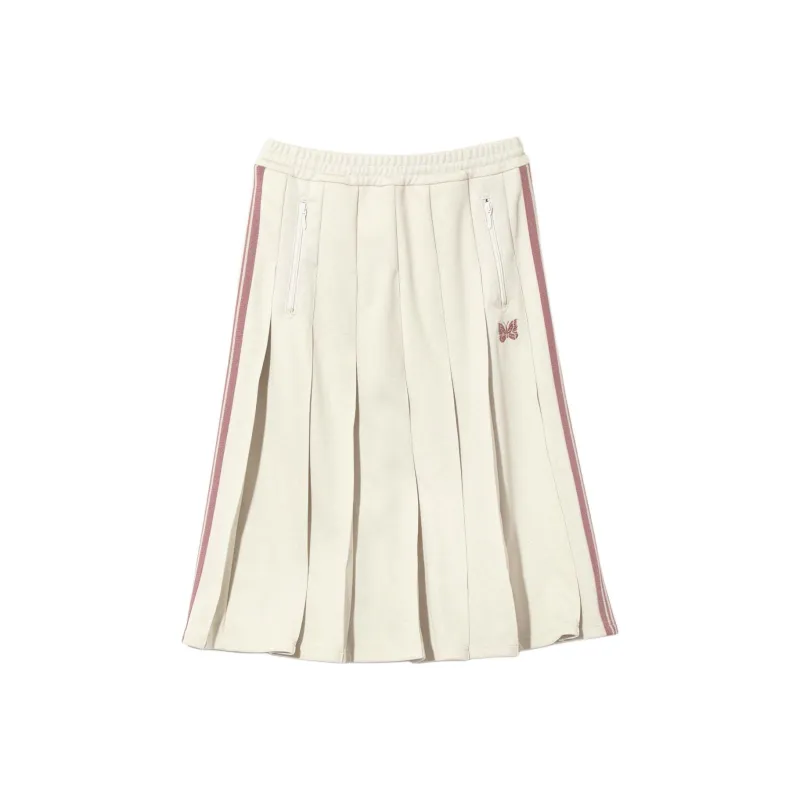 Needles Pleated Track Skirt 'Beige'-0