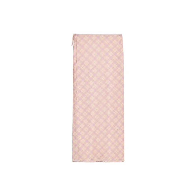 ZARA Casual Long Skirt Women's Yellow-0