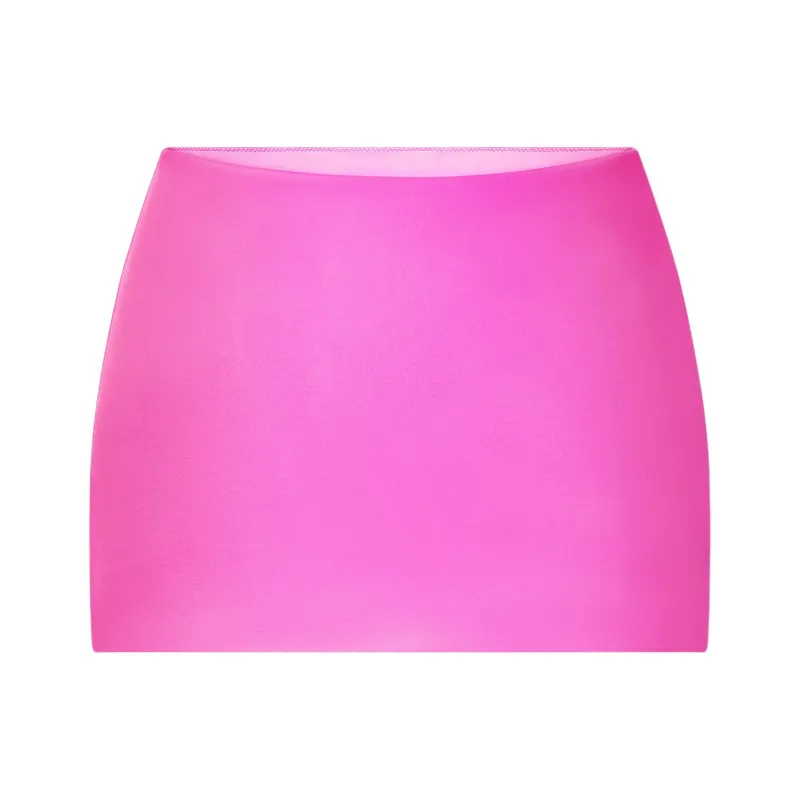 Khy FW24 DROP 010 Satin Ultra Mini Swim Skirt Swim Dresses & Skirts Women's Candy Pink/Candy Pink-0