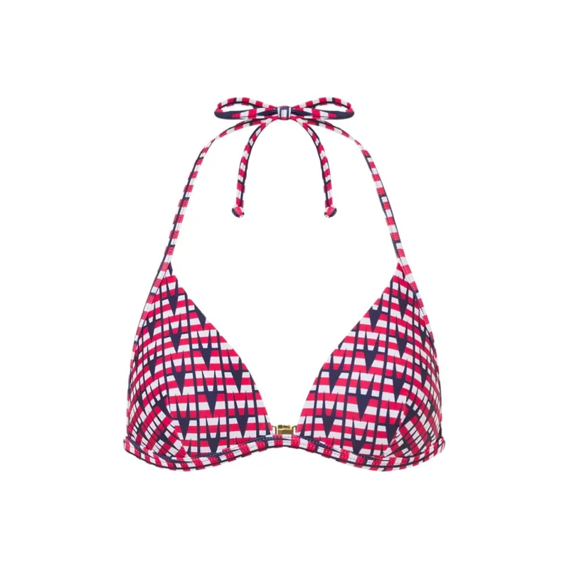 MOSCHINO Logo print Bikini Top-0