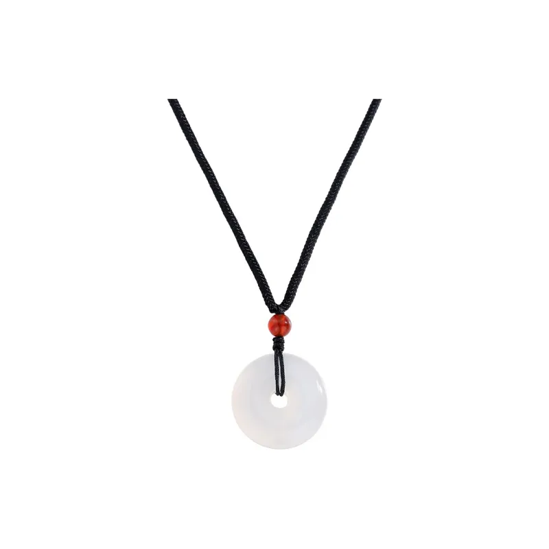 KINGFOCUS Chalcedony Jade Necklaces Unisex-3