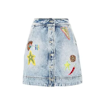 ALEMAIS Jackpot Denim Skirt