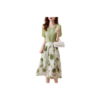 EIDOLON GRAIN Skirt Set Women's Light Green