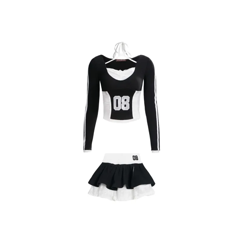 BEAR UNION Skirt Set Women's Black-0