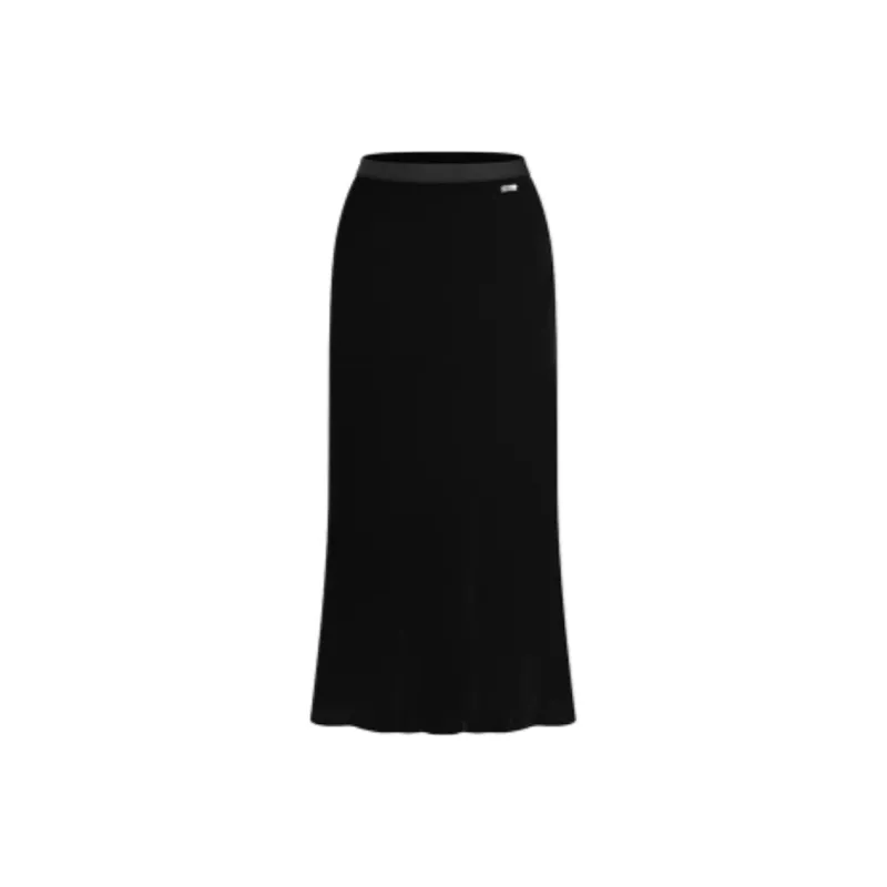 RARE Casual Long Skirt Women's Black-0