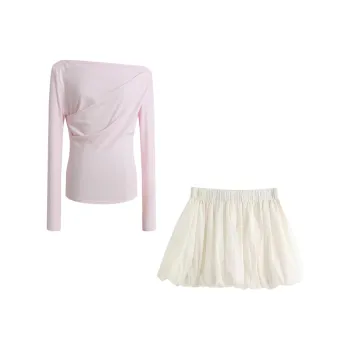 PLANE DRIFT Two Piece Skirt Sets Women's