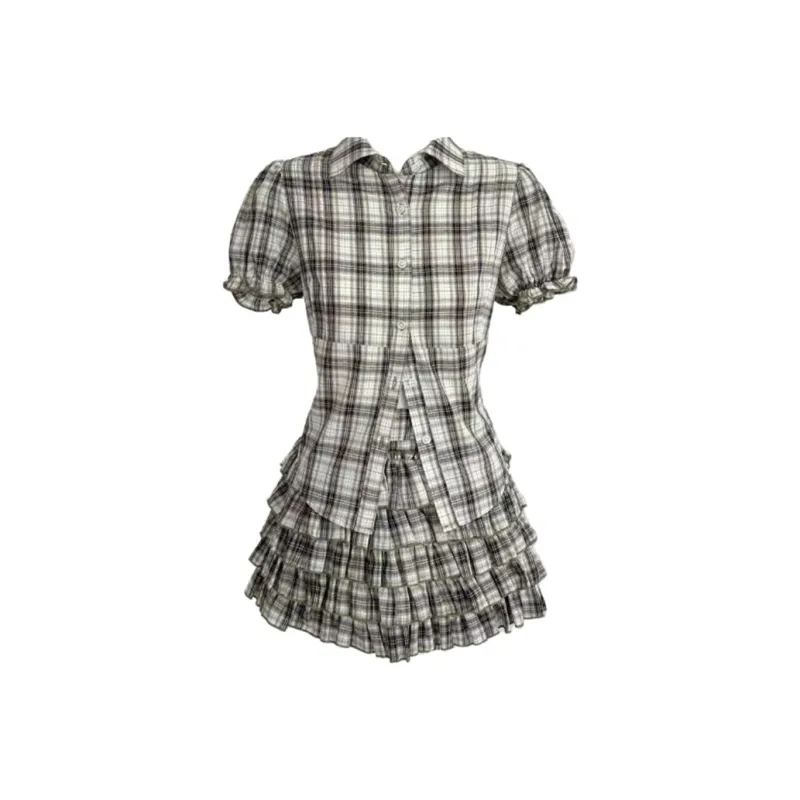 MISSHONEY MH Skirt Set Women's Coffee-0