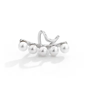 NVBBK S925 Silver Clip On Earrings Women's