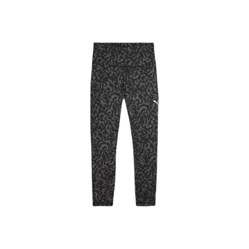 PUMA TRAIN Fave Women's High Waisted 7/8 Training Tights Athletic Trousers Women's Black Coral-0