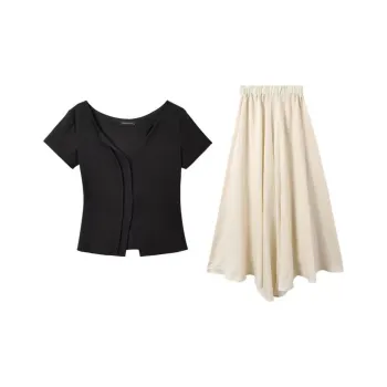 Lookinto Two Piece Skirt Sets Women's
