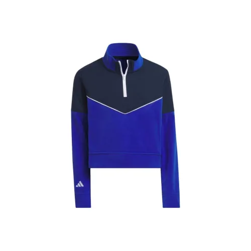 Adidas Free Shipping With AdiClub Fleece Crop 1/4 Zip