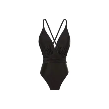 CHARM PICK One-piece Swimsuit Women's Black