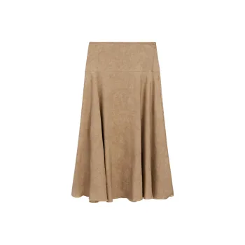 Massimo Dutti Casual Long Skirts Women's Brown