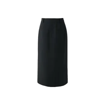 3COLOUR Casual Long Skirt Women's Classic Black