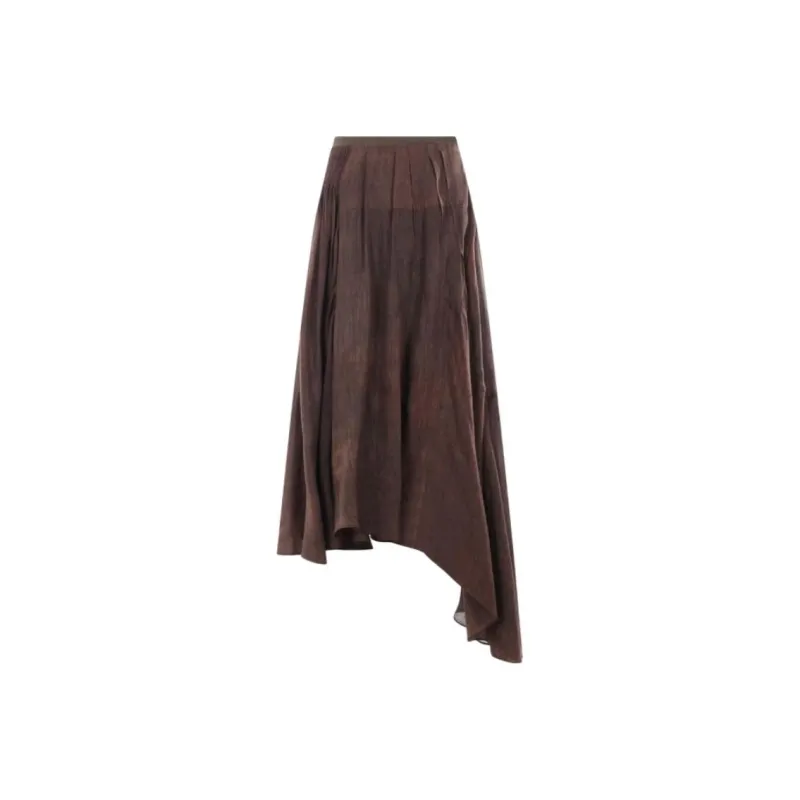 ZIGGYCHEN Asymmetric Pleated Skirt-0