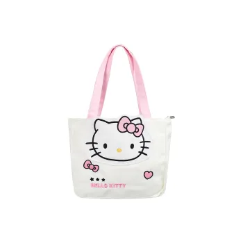 Sanrio Hello Kitty, Collaboration Polyester Shoulder Bag Unisex White