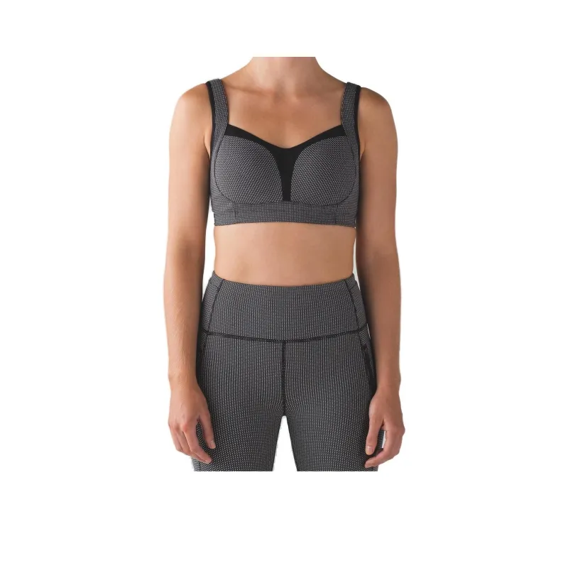 Lululemon Ta Ta Tamer Sports Underwear Women's Black Gray-0