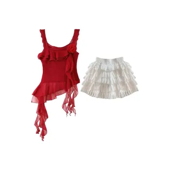 LEMON FAIRY Two Piece Skirt Sets Women's