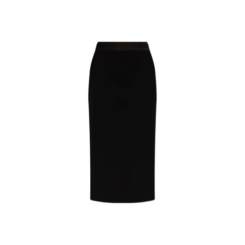 VERSACE JEANS COUTURE Casual Long Skirts Women's Black-0
