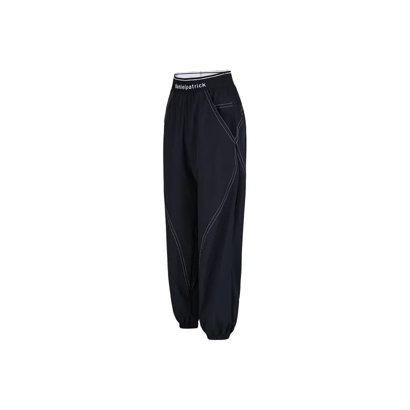 Lan Pattern Athletic Trousers Women's-0