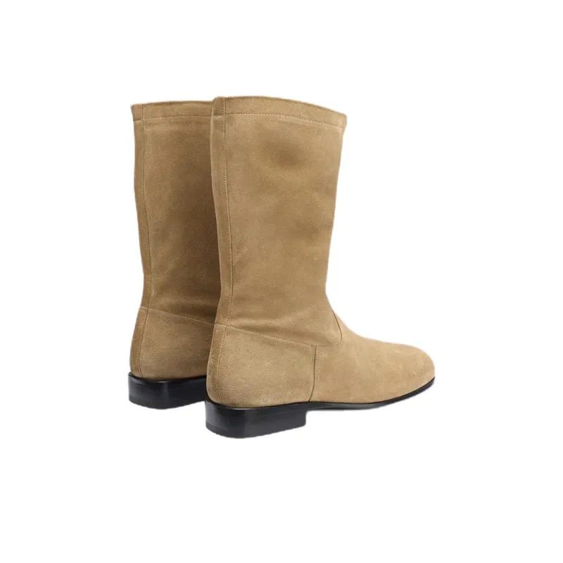 Lemaire Anatomic Ankle Boots Men's Beige-3