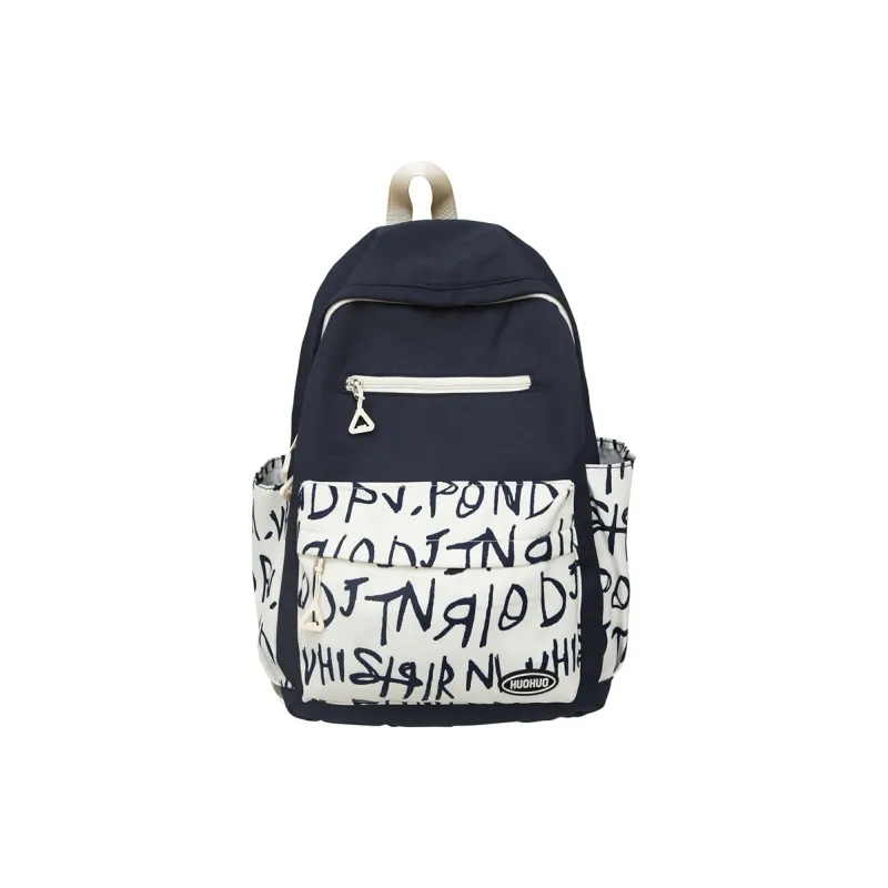 AIBAG Nylon Backpack Unisex Blue White/Blue Green/White/Pink/Khaki-0