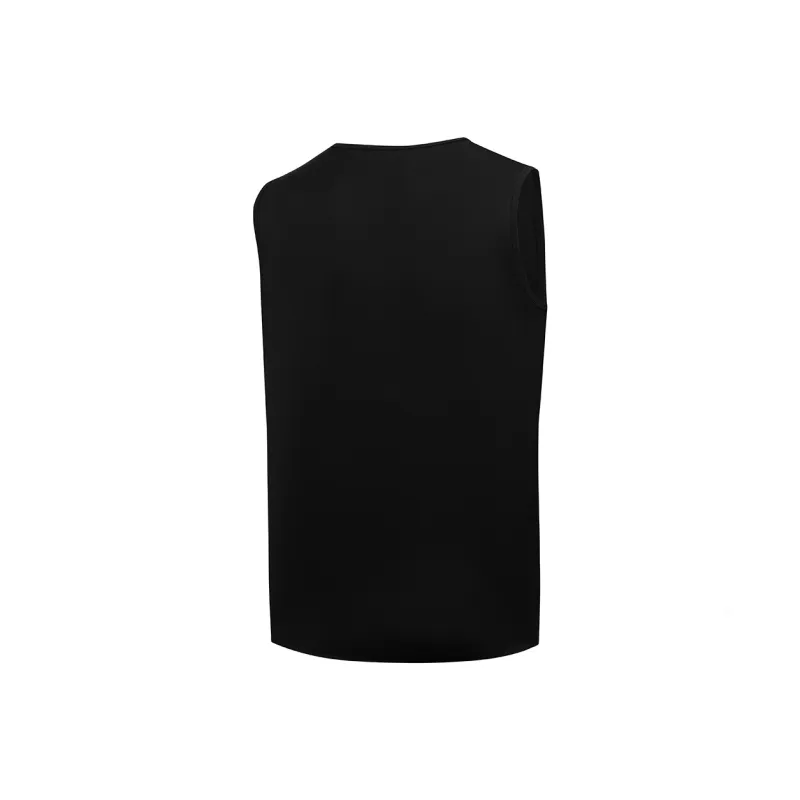 QIAODAN Tank Top Men's Black/Thick Board Print-1