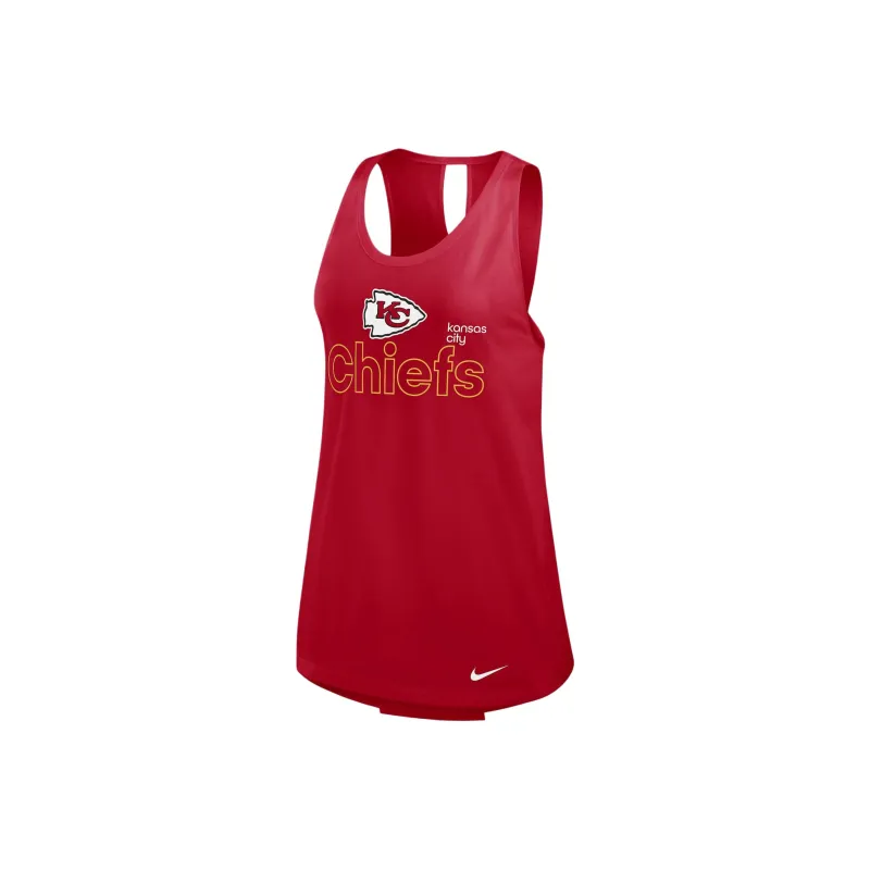 Nike Kansas City Chiefs Women's Nike Dri FIT Nfl Tank Top-0