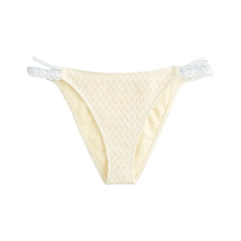 Hollister Swimming Shorts Women's Cream Yellow-0