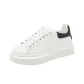 Black Leather Heel Tab