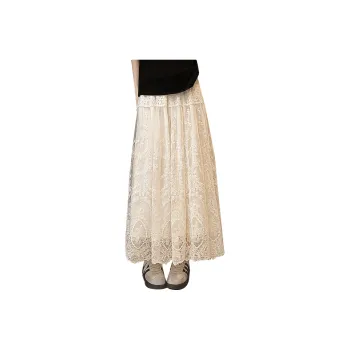 Cypress House Casual Long Skirt Women's White