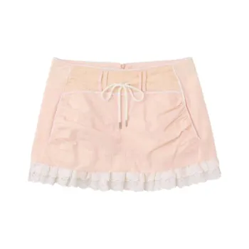 SCULPTOR Casual Short Skirts Women's Light Pink Red