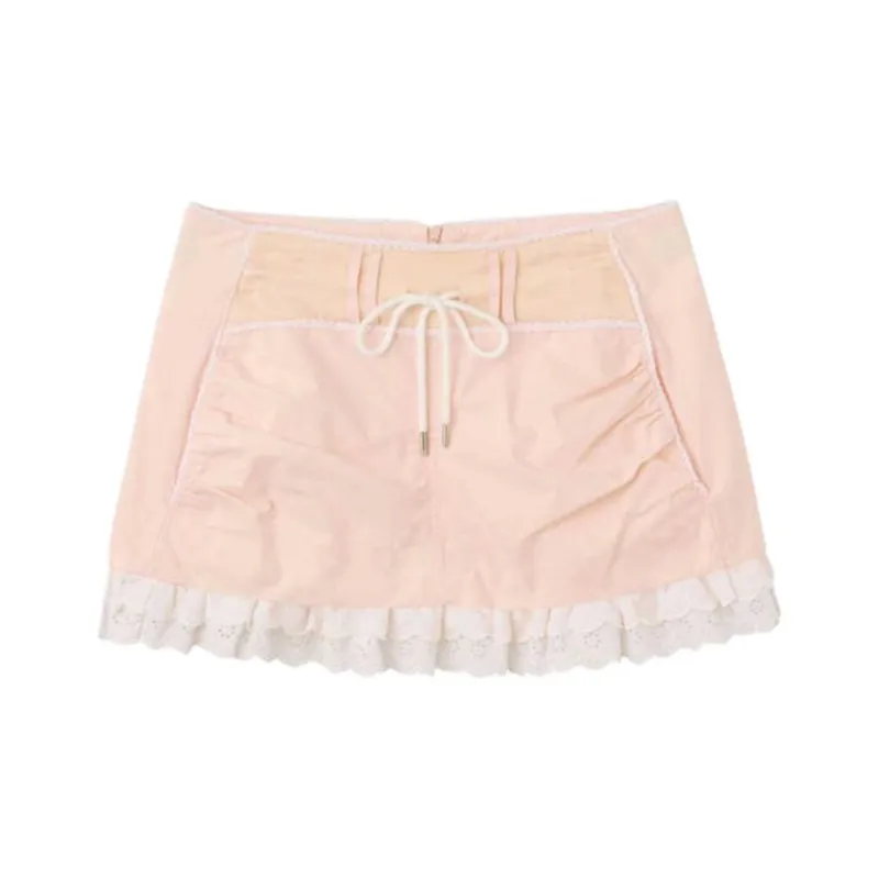 SCULPTOR Casual Short Skirts Women's Light Pink Red-0