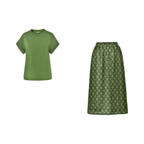 DIFFIE RIEGER Skirt Set Women's Green
