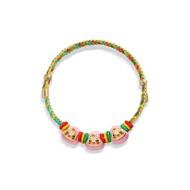 Inkopper Fabric Rope Bracelets Unisex-5
